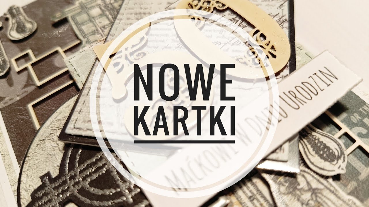 Moje najnowsze prace kartkowe.- scrapbooking
