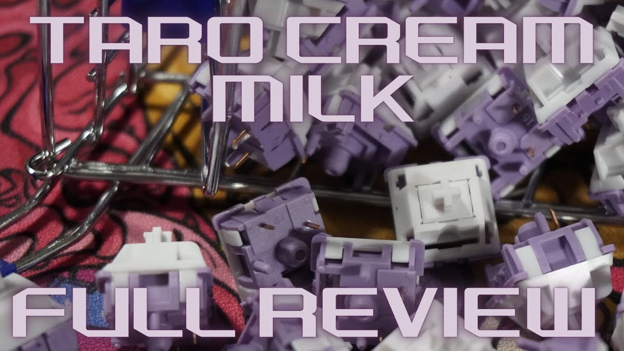 Clacky yet Thocky Tactiles? Taro Cream Milk Switches: Full Review and Soundtest on Vega65!