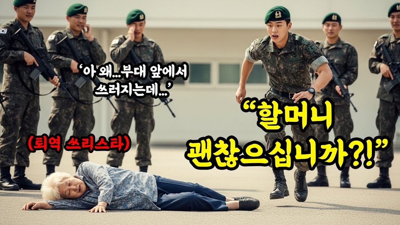 부대 앞 쓰러진 할머니를 살린 이등병, 다음 날 사단장이 오더니 할머니의 정체가 밝혀지는데