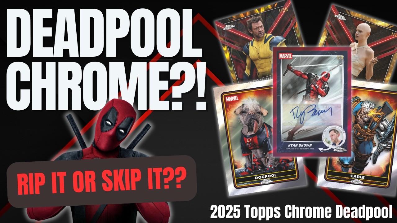 Прощай или пропускай?! 💀 Хромированная карточка Дэдпула Topps 2025 года — стоит ли покупать?