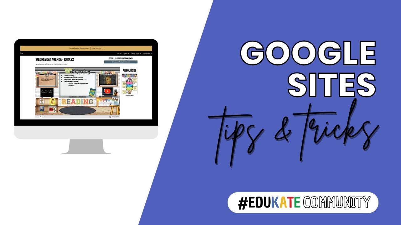 Google Sites Tips & Tricks