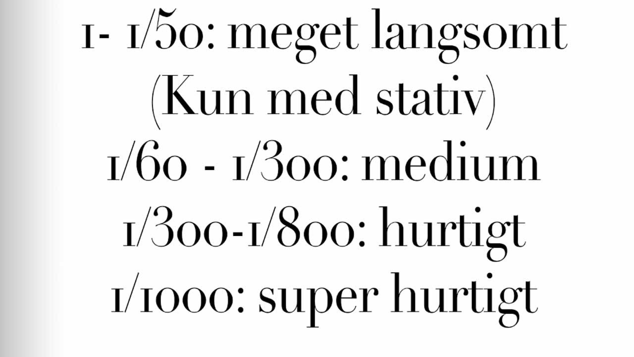 forst&aring; lukkertid