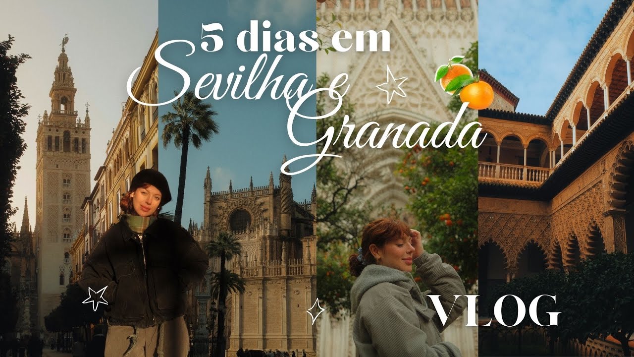 5 DIAS NO SUL DA ESPANHA COMIGO! 🇪🇸 Sevilha, Granada & Alhambra (parte 2)