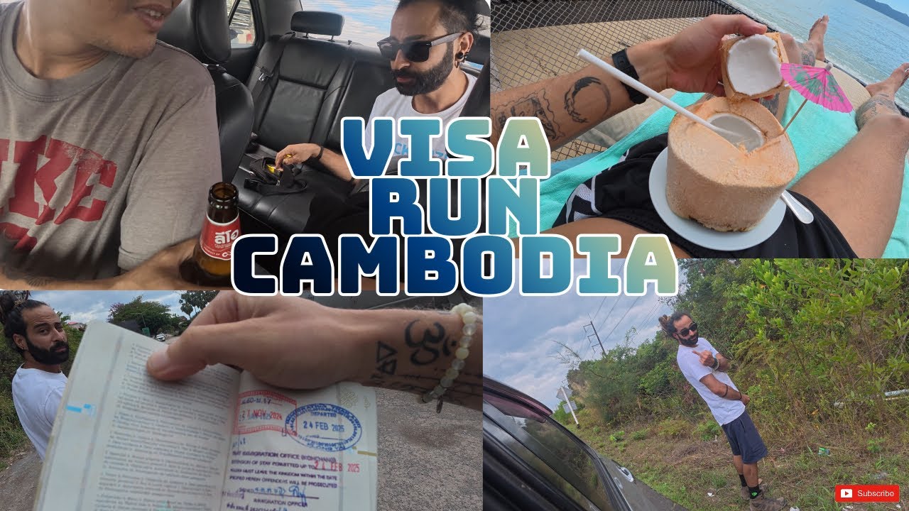 Visa Run From Koh chang To The Cambodian Border 🇹🇭
