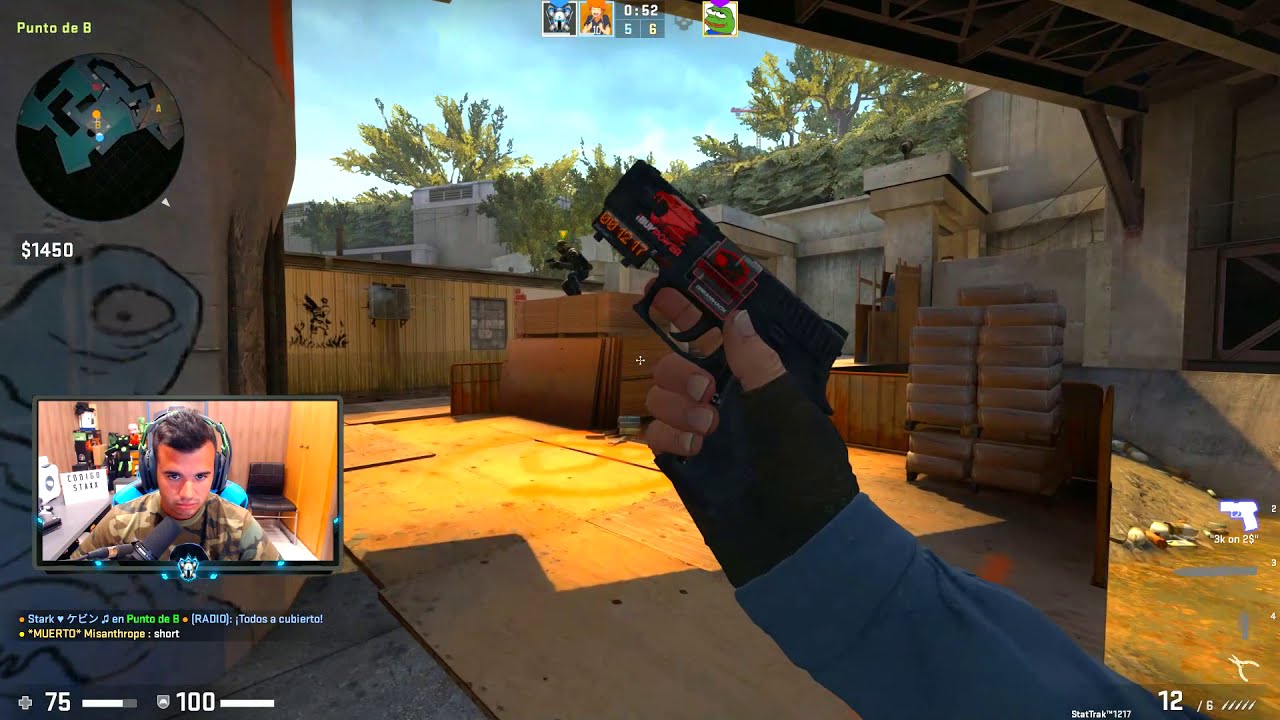 PARTIDA SUPER TENSA SOLO CON LA P250!