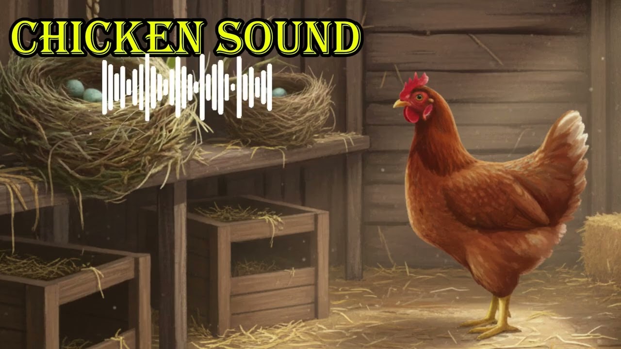 CHICKEN SOUND 🔊 What does a chicken sound
