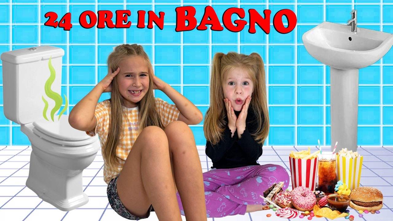 L’ULTIMO CHE ESCE DAL BAGNO VINCE! CHALLENGE FINITA MALE 😱