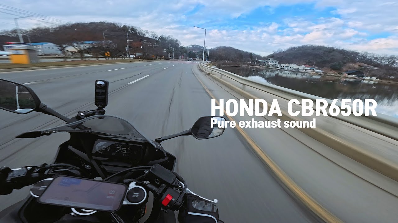 CBR650R 4기통 순정 배기음…배기 튜닝을 꼭 해야하나?