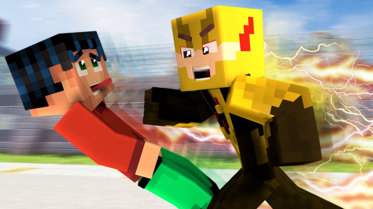 Minecraft: Reverse flash KILLS Minecraft Steve (Hello Neighbor Roleplay)