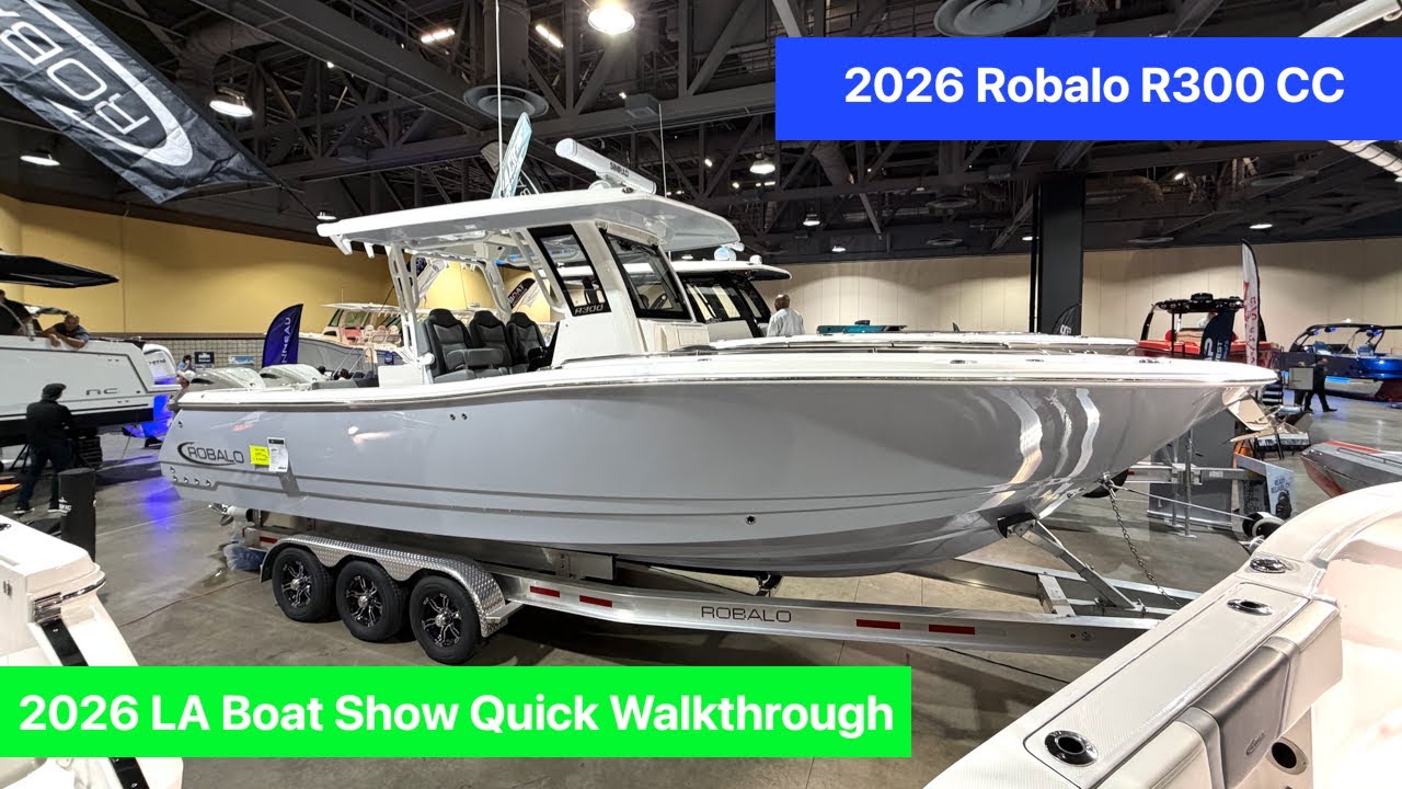 2026 Robalo R300 Quick Walkthrough 4K with Boat Show Price
