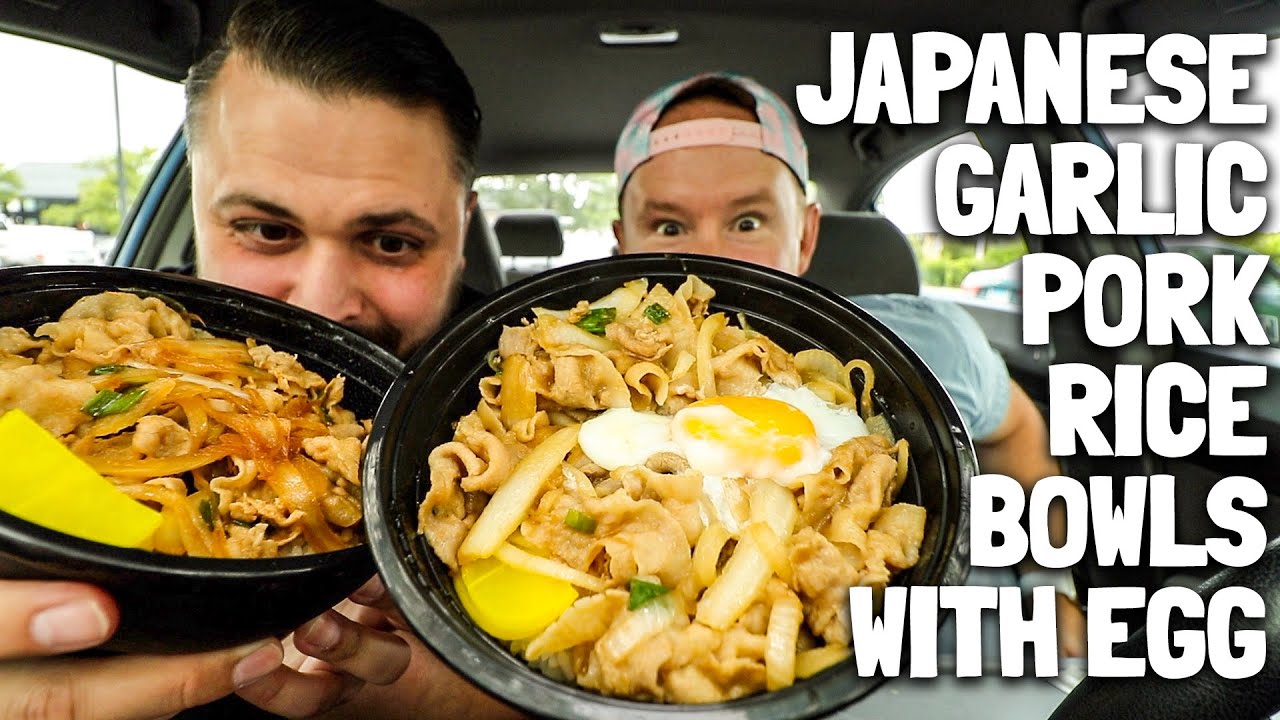 I went to a Japanese market | *GARLIC PORK BOWLS with MICHAEL S* 🍚🍳
