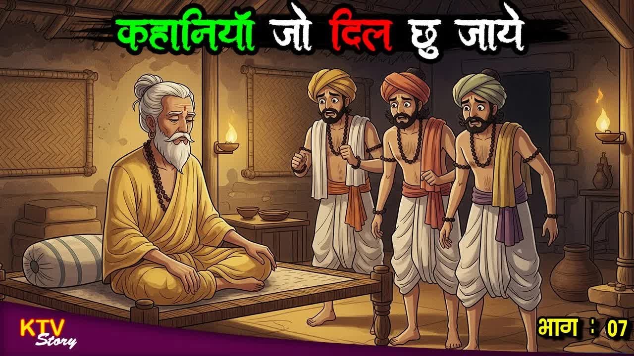 KTV635 अक्लमंद अंधा बूढ़ा और तीन चोर, AKALMAND BUDHA AUR TEEN CHOR, KAHANIYA JO DIL CHU JAYE.