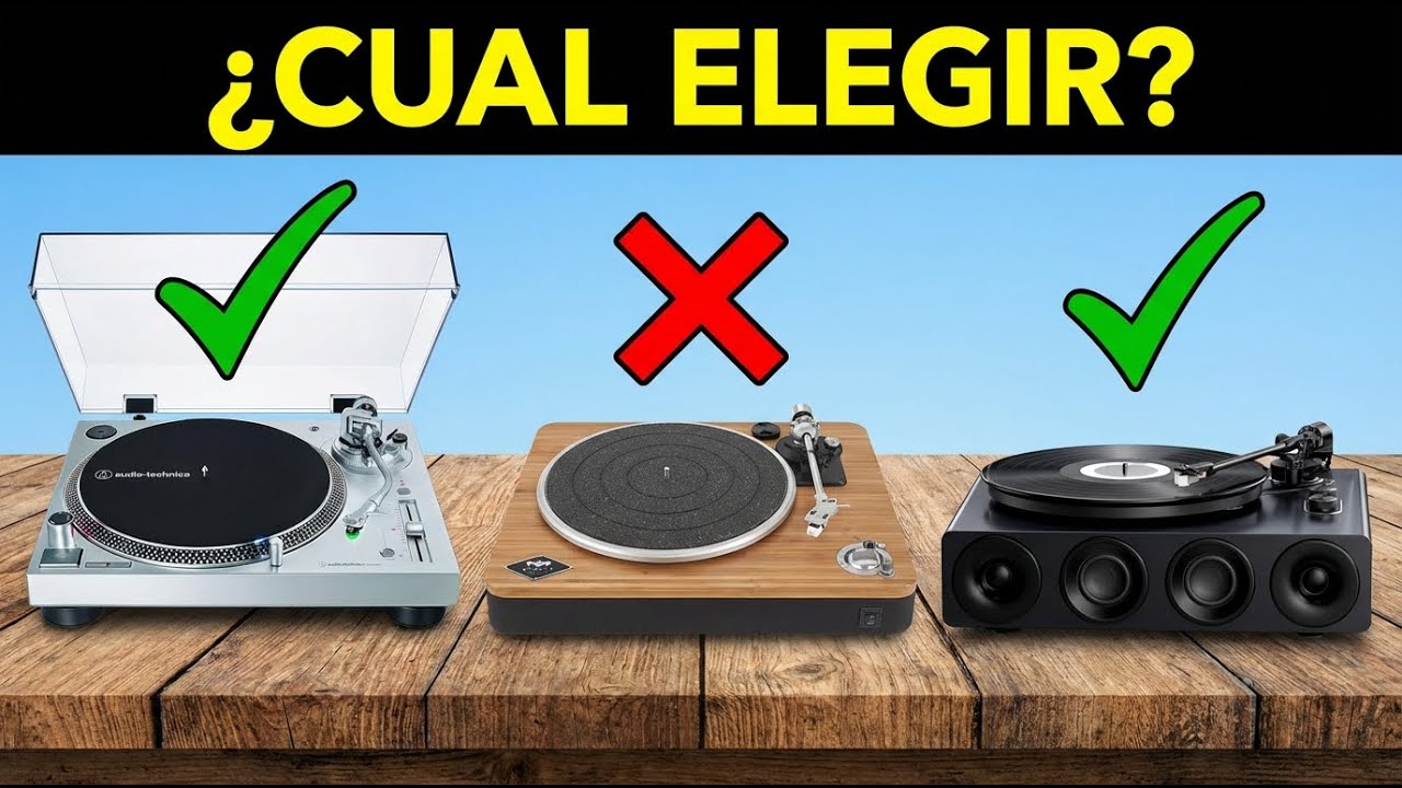 ✅ Los 5 MEJORES TOCADISCOS de VINILO 2026 | TOCADISCOS AMAZON Calidad Precio