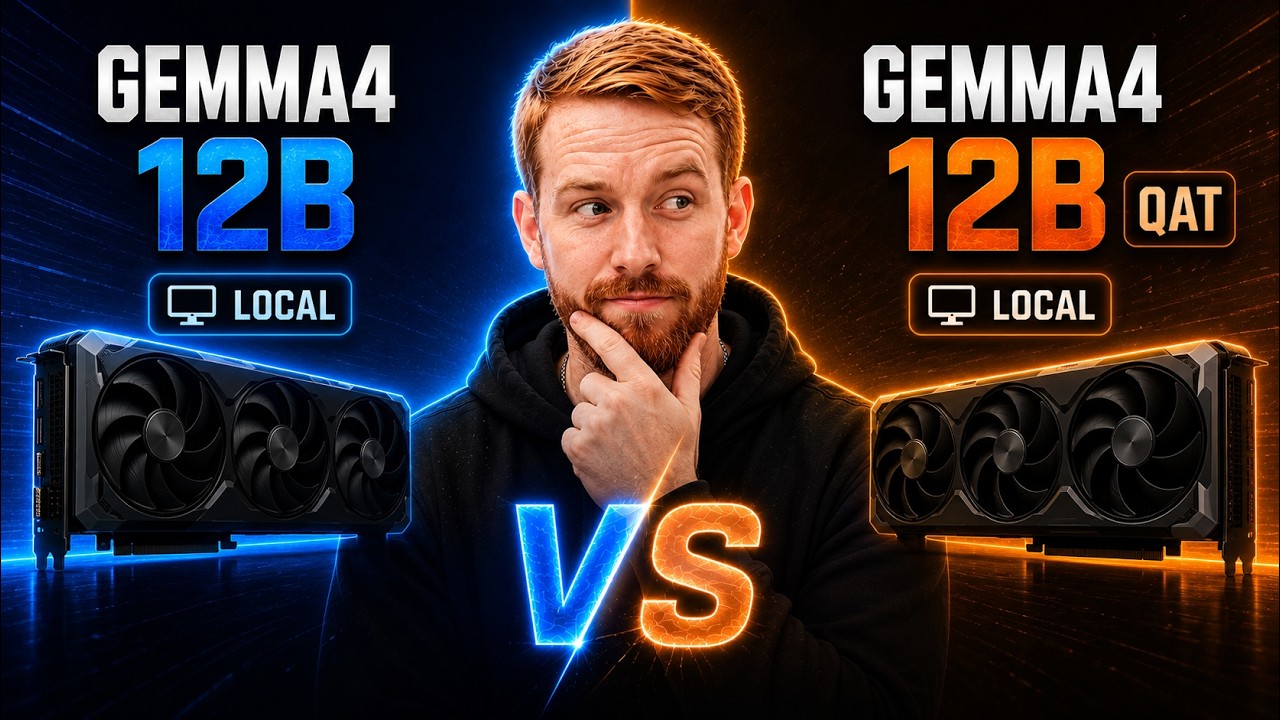 Gemma4 12B vs 12B QAT | Head to Head Battle