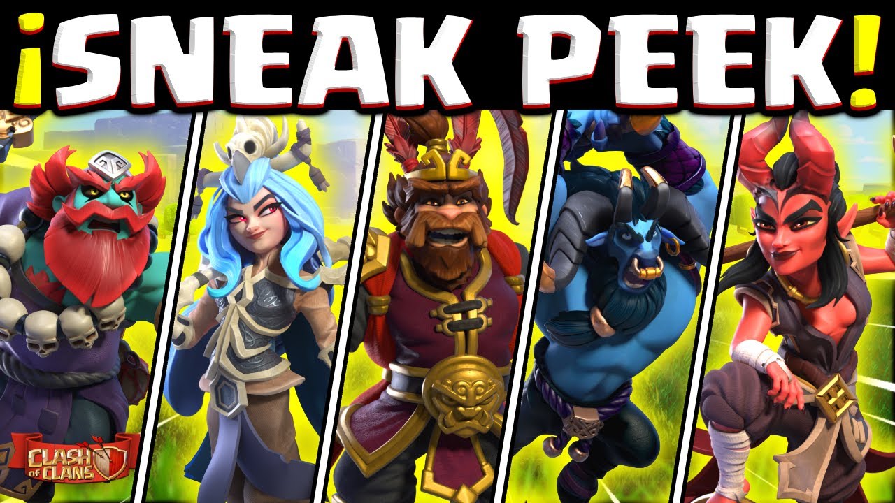 🔥 SNEAK PEEK NUEVA TEMPORADA Clash of Clans | Pase de Oro, Skins y Paisaje 🏮 Enero 2026
