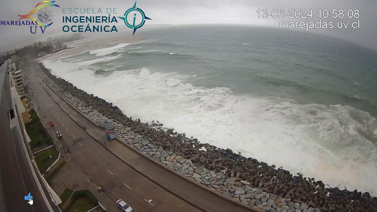 Marejadas UV || Av. Perú || Viña del Mar || Chile en vivo