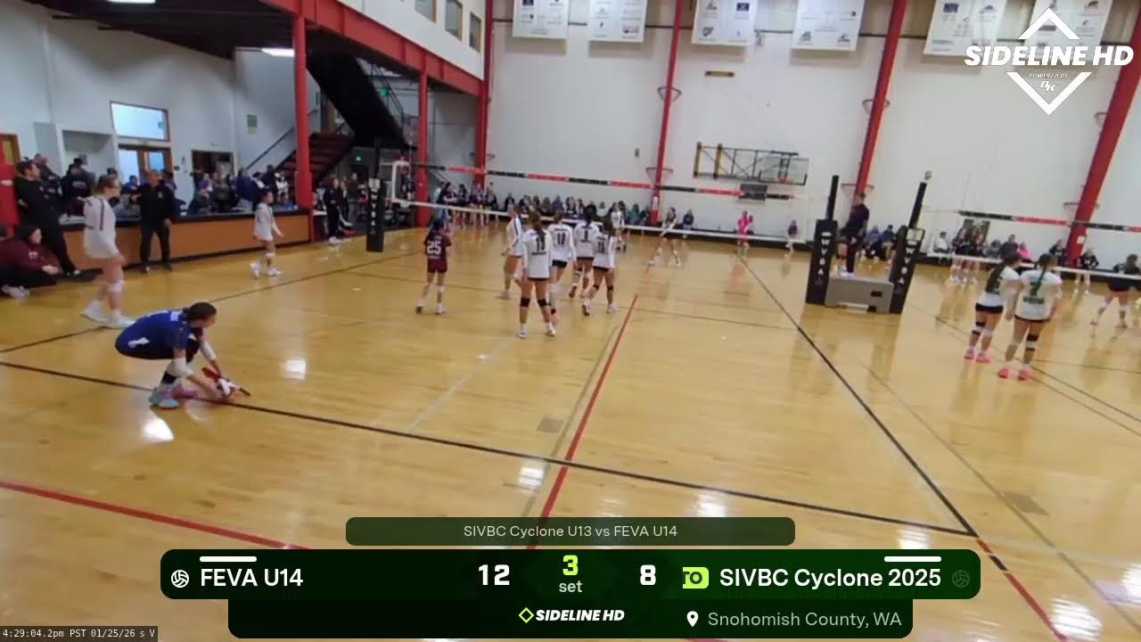 SIVBC Cyclone 2025 vs. FEVA U14 (2026.01.25)