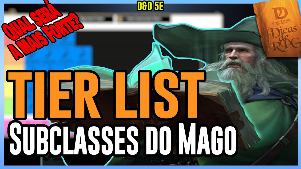 Tier List das Subclasses do Mago D&D 5e - Dicas de RPG #124