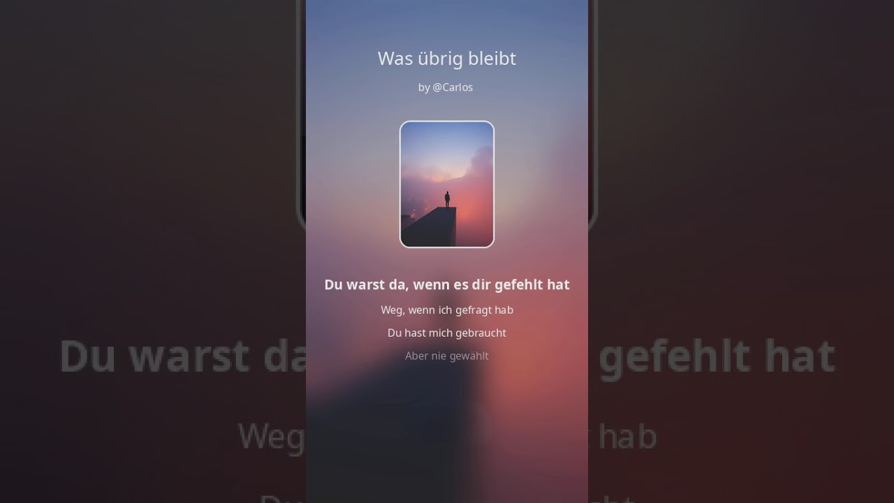 Was übrig bleibt 