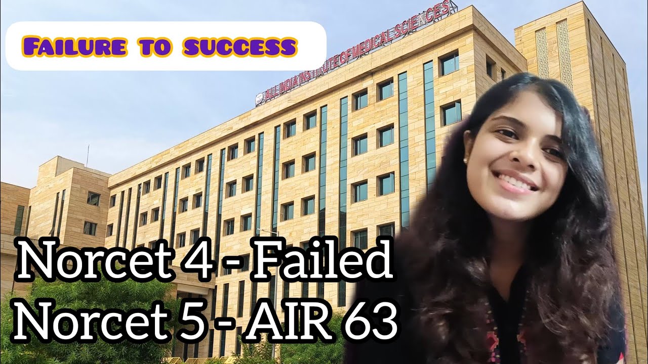 FAILURE TO SUCCESS | NORCET PREPARATION | Strategies to learn