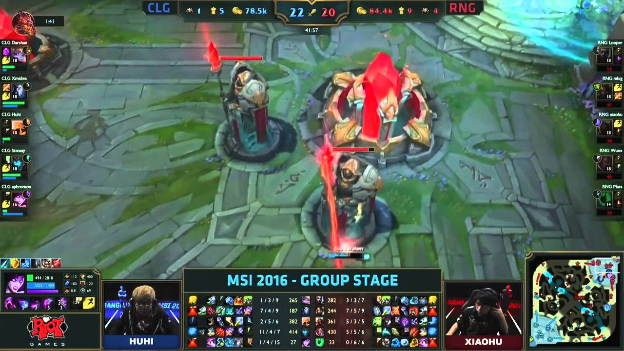 CLG vs RNG Final Fight MSI 2016 | Kobe Goes Crazy