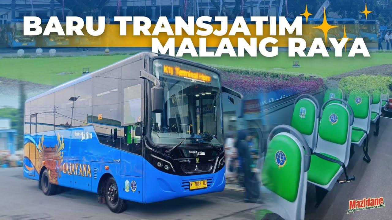 SIMAK INFO RUTE DAN HALTENYA || TRIP PERDANA BUS TRANSJATIM K1 MALANG RAYA