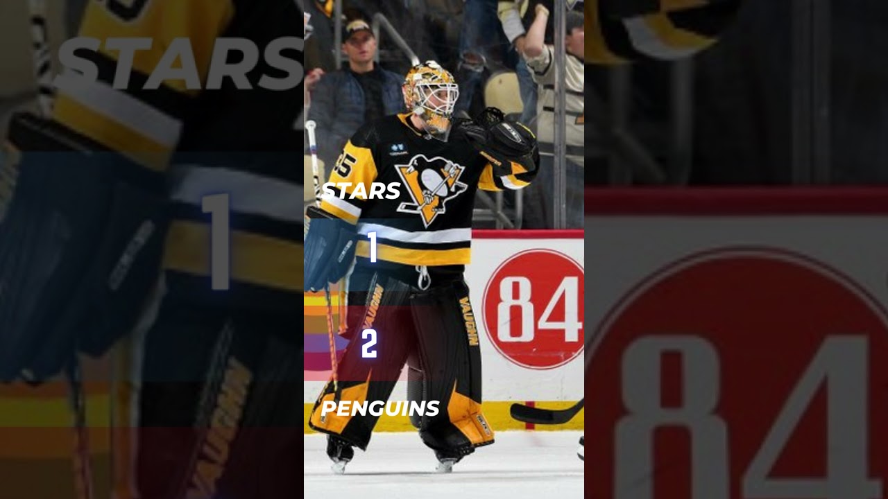 #nhl RESULTADOS DE HOY LUNES - Pittsburgh Penguins GANAN EL JUEGO EN LA ARENA PAINTS
