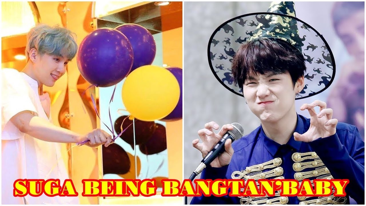 SUGA (슈가 BTS) being bangtan's baby