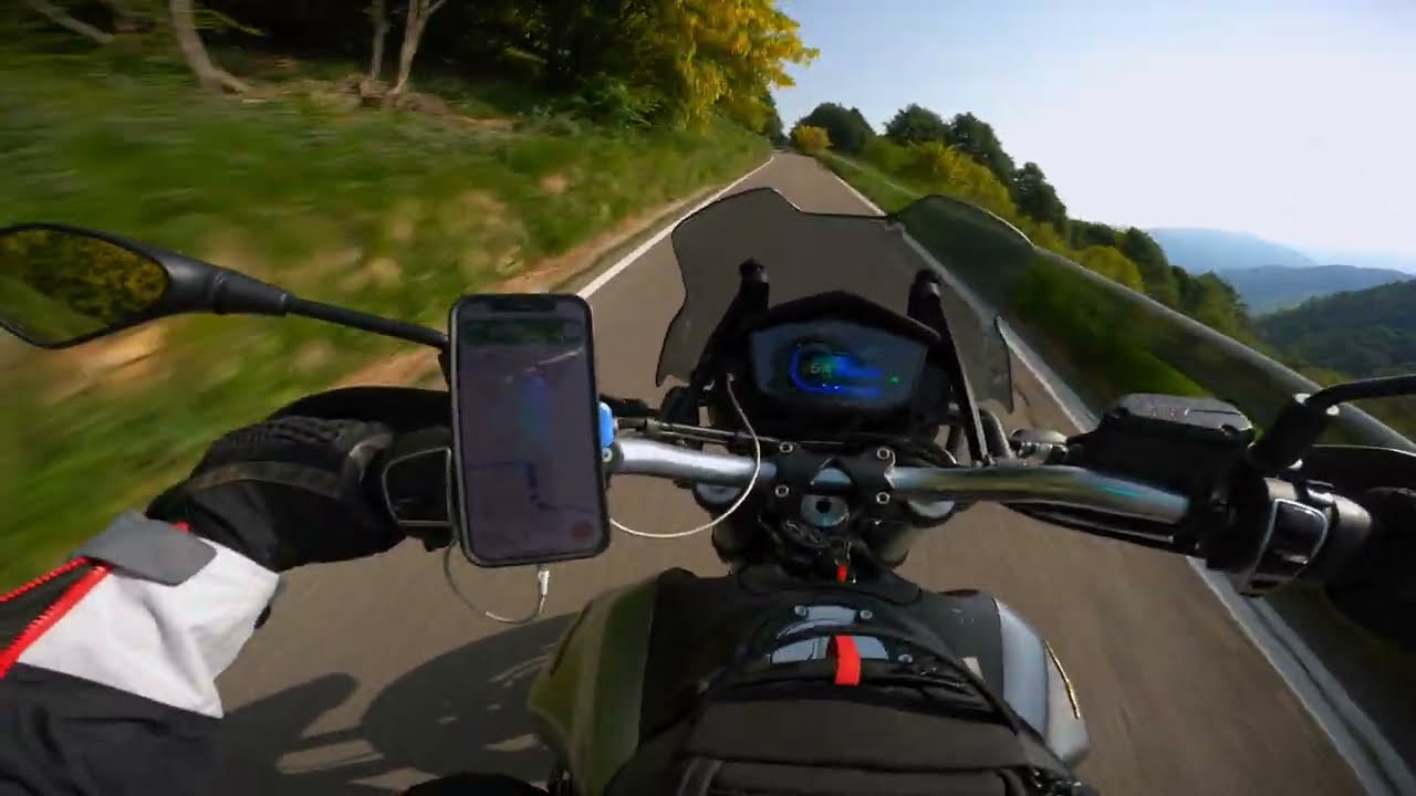 Monte Baldo 4K // Moto Guzzi V85 TT engine sound with Mistral exhaust