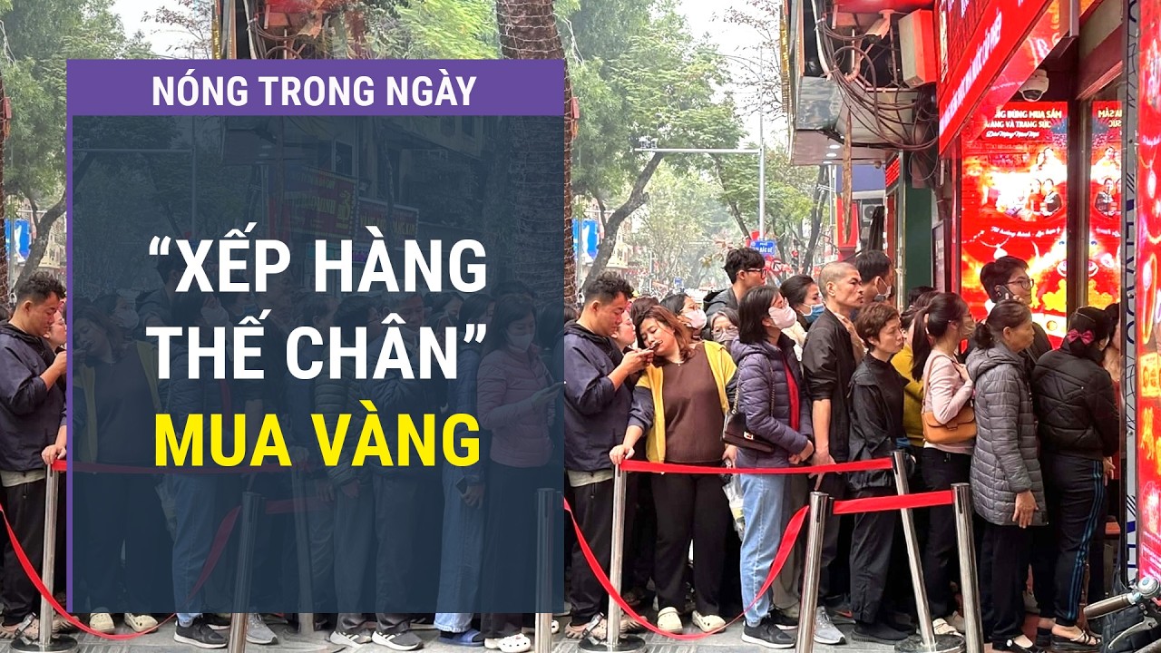 Vàng càng sụt giá, nở rộ “xếp hàng thế chân” để mua vàng l VTC One