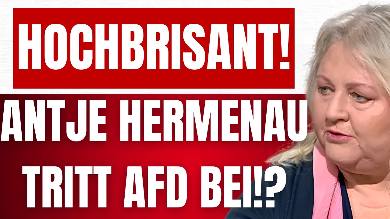 ANTJE HERMENAU wechselt zur AfD? ERSTE AfD-REDE! MERZ geht auf OSSIS los - *NIEDERES VOLK!*