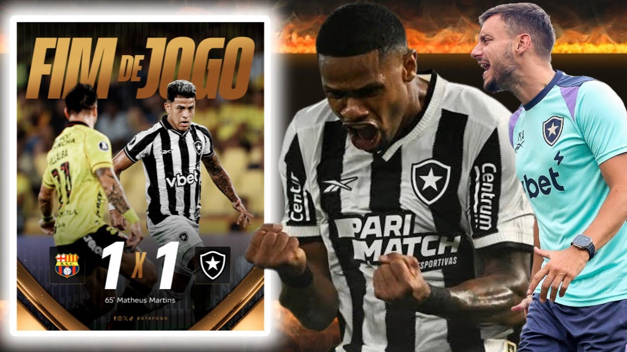 JÚNIOR SANTOS CHEGA HOJE | ANÁLISE NA LIBERTA | BARCELONA 1x1 BOTAFOGO