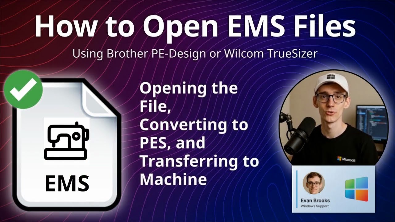 Как открыть файлы EMS (Brother PE-Design или Wilcom TrueSizer)