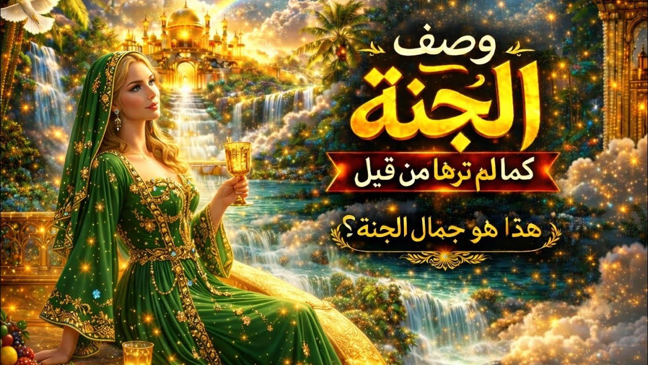 مناظر تخطف القلب وصف الجنة رحلة الي الجنة بالذكاء الاصطناعي 