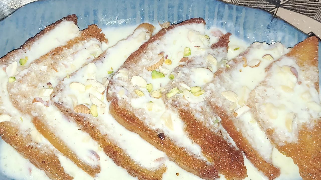 Royal Shahi Tose – Crispy Fried Bread in Sugar Syrup | Quick & Easy Dessert Recipe