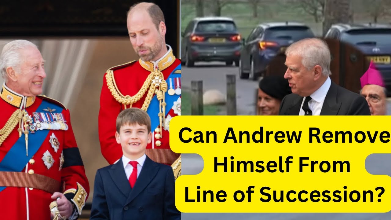 Can Andrew Remove Himself From The Line of Succession? Royal Family Explained
