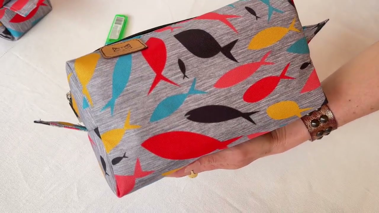 Neceser/ cartera de mano/ cartuchera cosé tú propio regalo para estas fiestas #pasoapaso #diy #fácil