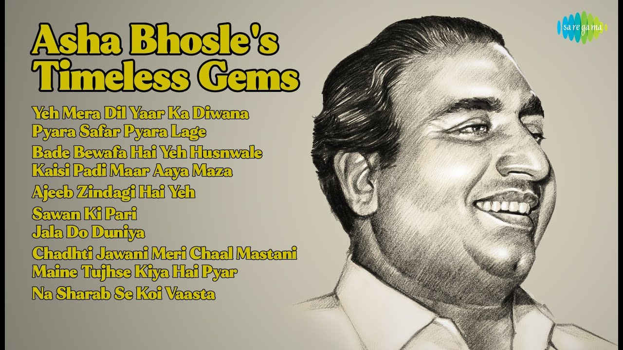 आशा भोसले के सदाबहार गाने | Asha Bhosle Songs | Yeh Mera Dil Yaar Ka Diwana