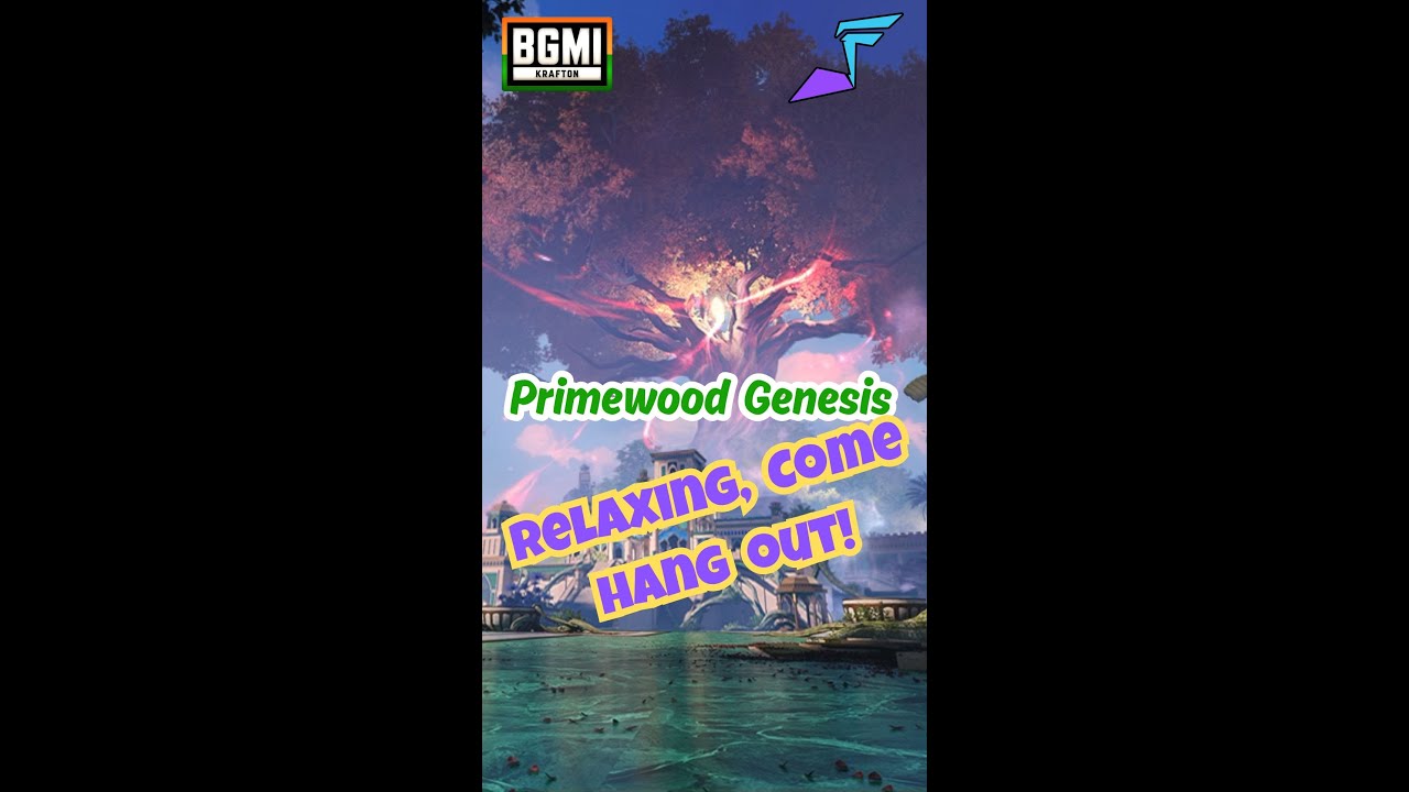 (Vertical)🍹Relaxing, come hang out🌴 Primewood 4.2 Genesis Update  #bgmi #sixfoes #live #shorts