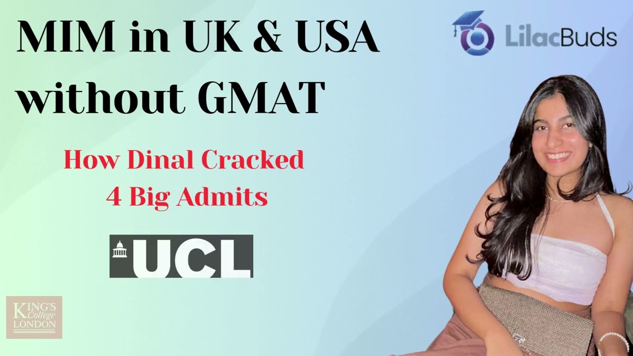 MIM Admissions | No GMAT | How Dinal's Profile Sealed Top Admits For Her.