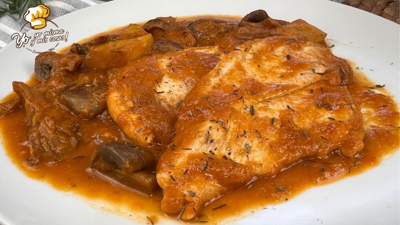 😯 Cuando probaron esta PECHUGA DE POLLO en SALSA me dijeron que nunca se irían de mi lado jejeje