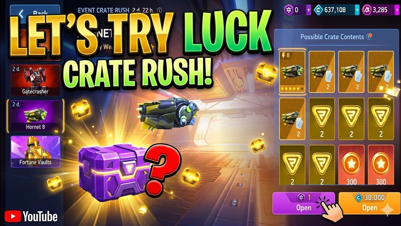 UNLOCKING THE LEGENDARY HORNET 8! 😱 Mech Arena Crate Opening!