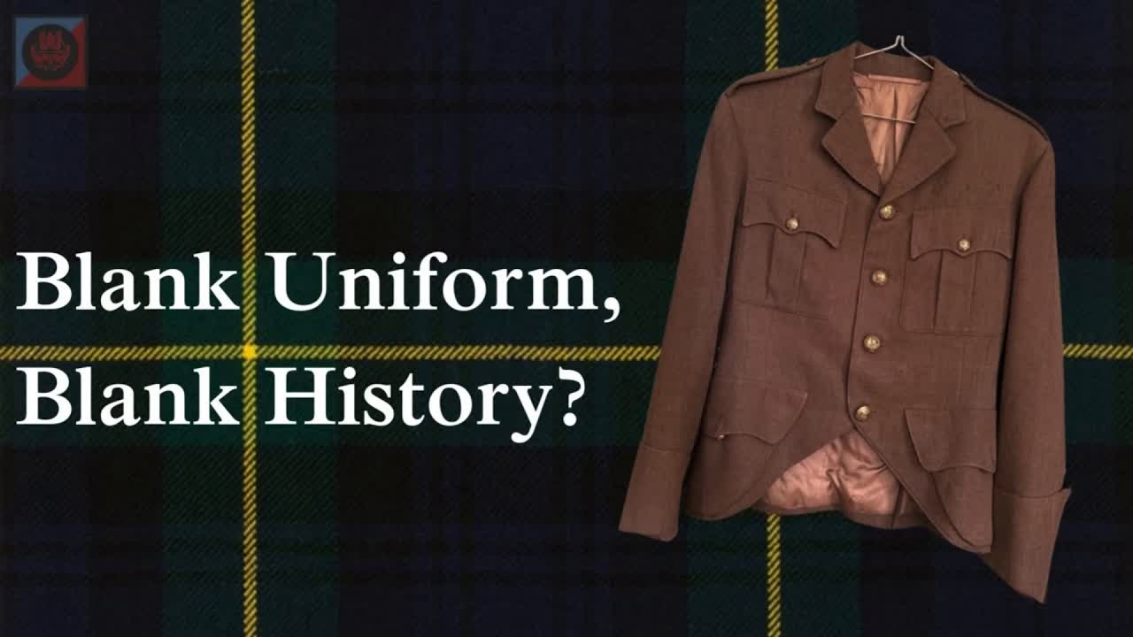 Blank uniform, Blank history?
