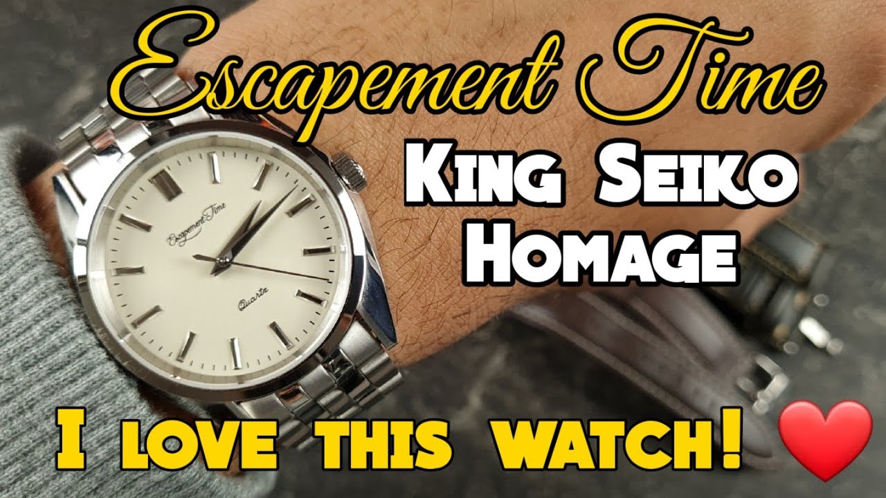 🌟Escapement Time King Seiko Homage 🌟 Обзор / Замена ремешка | The Watcher