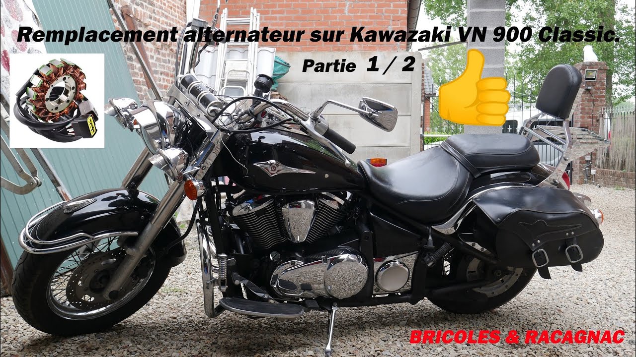 😱😱😱 Problème de charge batterie, Régulateur, Alternateur sur Kawa VN900 Classic 😱😱😱
