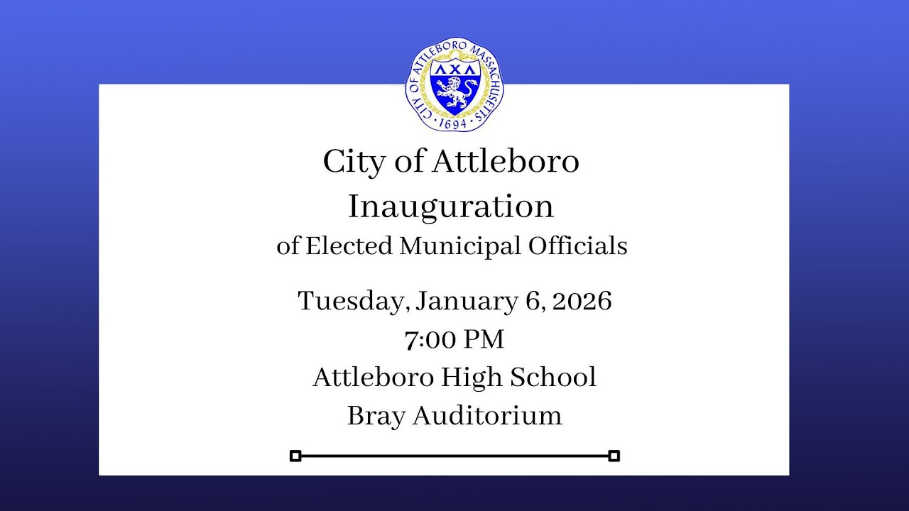 2026 Attleboro Municipal Inauguration 01-06-2026