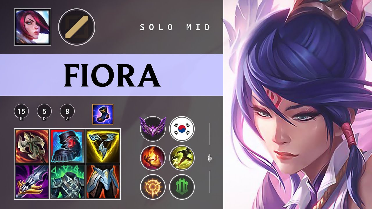 Fiora Mid vs Sylas - KR Master Patch 26.02