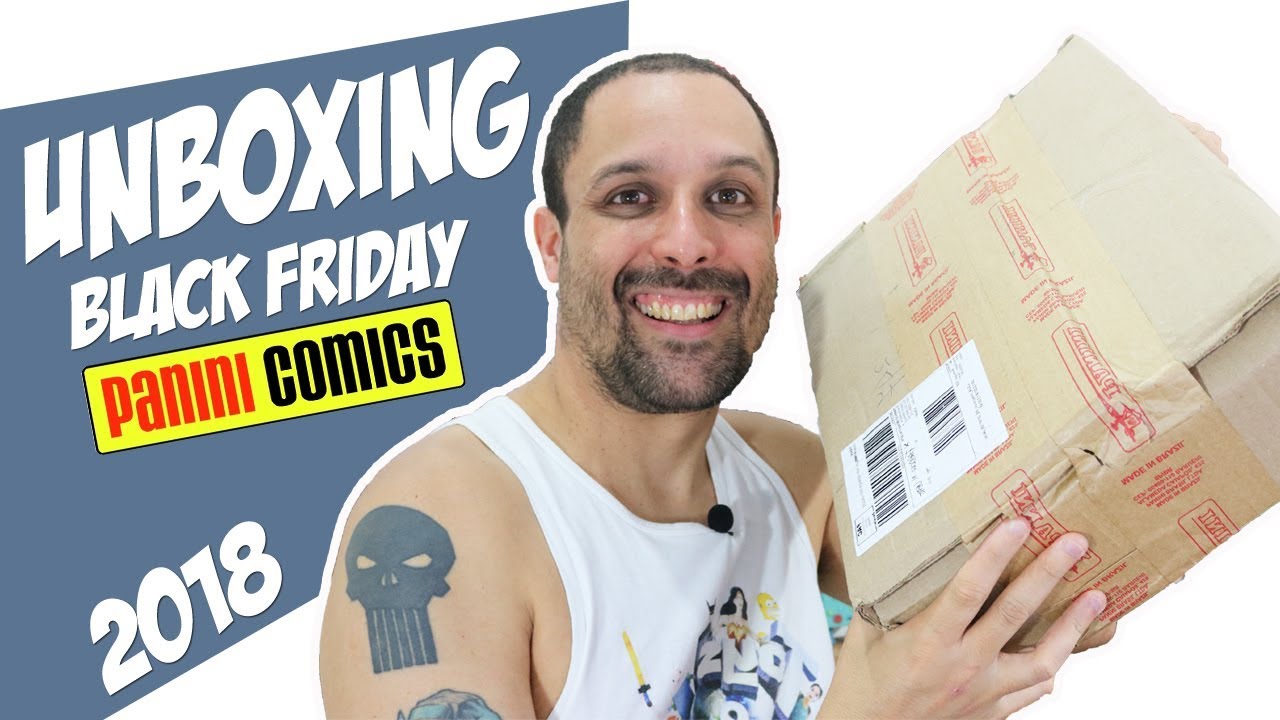 Unboxing das minhas comprinhas de quadrinhos da Black Friday 2018 na Loja Panini e na Amazon