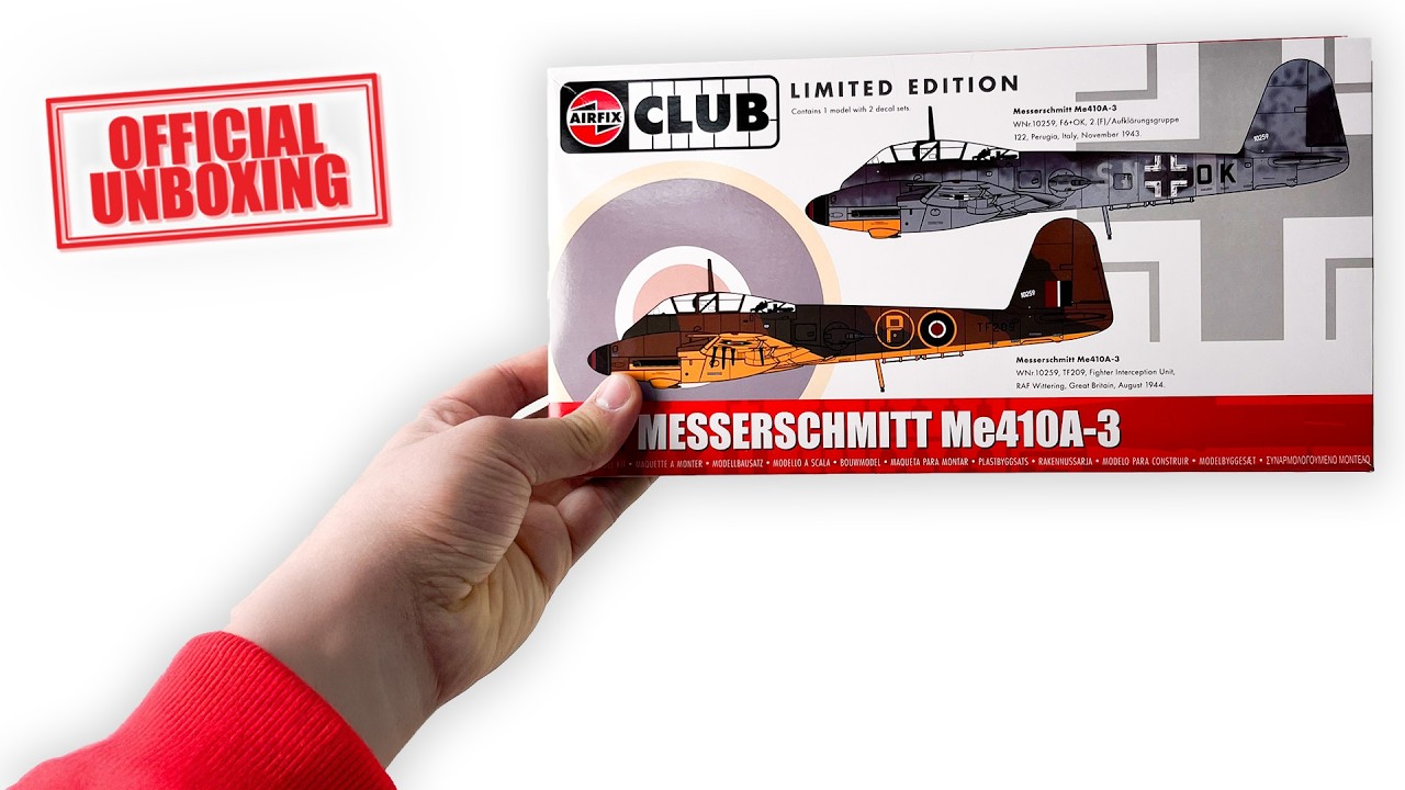 Airfix Club Kit 2025- Messerschmitt Me410-A3 | Official Unboxing