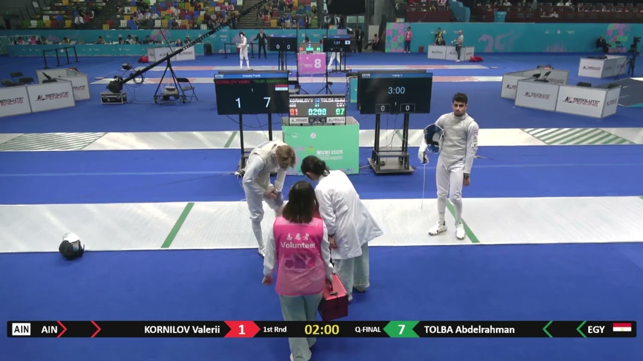 Wuxi Worlds 2025 JMF - L8 - Valerii Kornilov RUS v Biko Tolba EGY